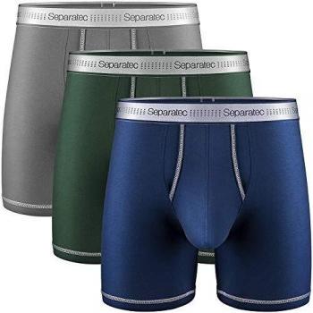 SeparaBox Men's Soft Supima Shorts – 3 Pack