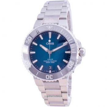 Reloj automático Oris Aquis Fecha Hombre Azul Océano 300M 01-733-7732-41550782105PEB