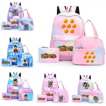Sac à dos étudiant Dragon Ball avec sac de déjeuner