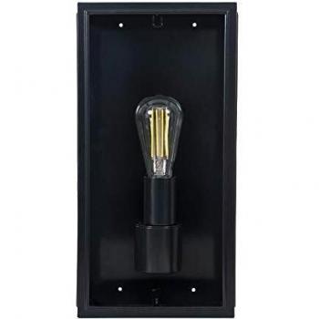 Garden Trading Belgrave Outdoor Lantern, Tall, Powder Coated Steel, Black