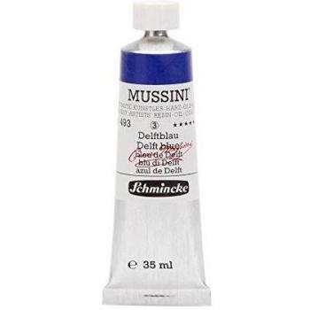 Ölfarbe Delftblau von Mussini 35 ml