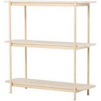 Vind 3‑Regal‑Set Heim – 120 × 40 cm, hellweiß