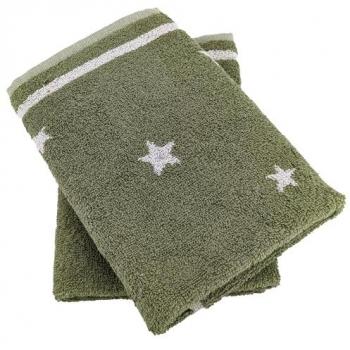 Torchons de cuisine Nova 100% coton vert 50x50 cm
