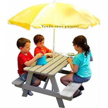 Soulet Table de Pique‑nique Bois Enfant
