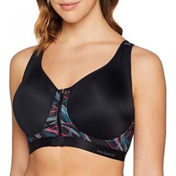 Brassière de Sport Femme Sans Armature Noir