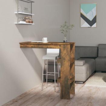 Table de Bistro Murale Chêne Fumé 102x45x103,5cm Bois d'Ingénierie