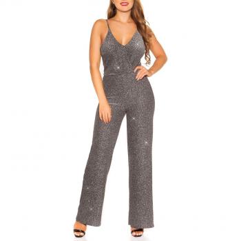Maxi-Overall mit Glanz: Silvester-Partyträgerlos, S