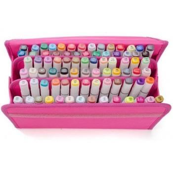 80-Piece Marker Case for Student and Artist Use