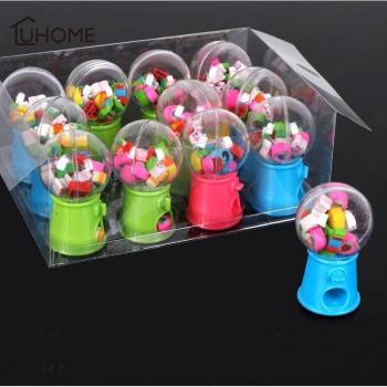 12-Pack Cute Animal Shaped Erasers