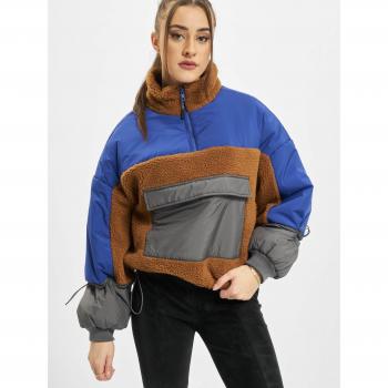 Urban Classics Damen Allwetterjacke Sherpa 3-Tone Pull Over