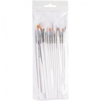 15-Piece Nail Art Brush Set for UV Gel