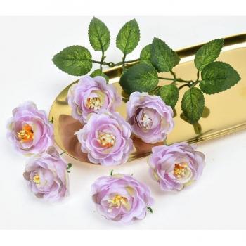 10pcs 4cm silk rose flower heads for wedding decor and scrapbooking DIY garland