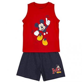 Pijama Corto de Verano Mickey Mouse para Niños