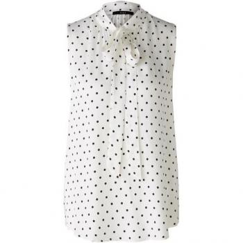 Oui Shirtbluse Größe 40 Weiß