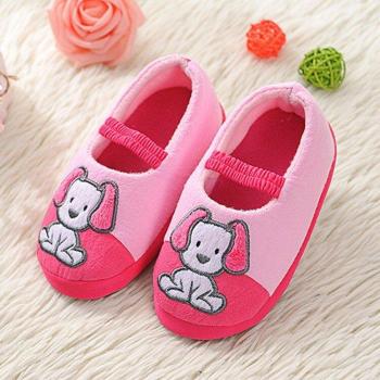 Boys Girls Cartoon Dog Home Shoes