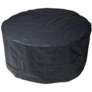 Gartenmöbelabdeckung rund, anthrazit