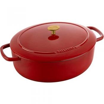 BALLARINI Bellamonte Ovaler Gusseisen-Bräter 6,5 l, Rot