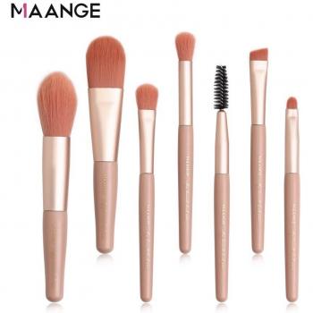 Juego de brochas de maquillaje MAANGE 9 piezas con estuche