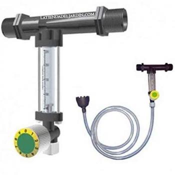 Injecteur d'engrais avec débitmètre 50Ø 12mm