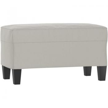 Banc Banquette 70 × 35 × 41 cm Tissu Microfibre Clair