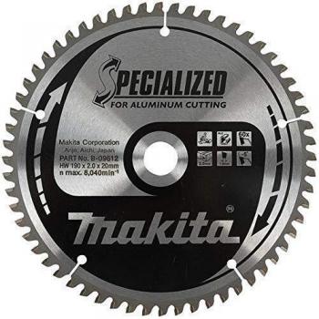Lame carbure MAKITA B12435 ''Specialized'' Aluminium pour scies circulaires
