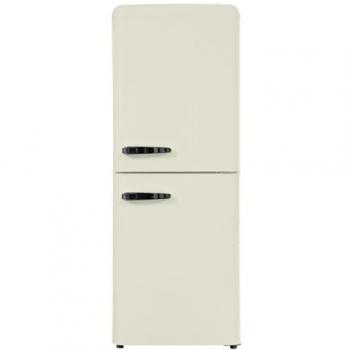 ElectriQ 153L 60/40 Cream Retro Fridge Freezer