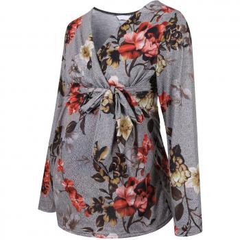 Top Floral Fruncido Chic