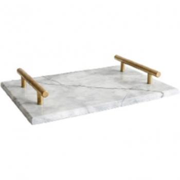 Nordic Style Marble Cake Display Tray