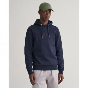 Sudadera GANT Tonal Shield Regular, Hombre