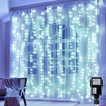 Tenda Luminoso 300 LED Hezbjiti 8‑Modi Festivo