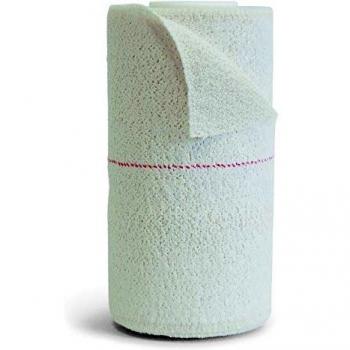 Benda Elastica Adesiva Eurelasto in Cotone, 4.5m x 10cm con Filo Guida Centrale Colorato