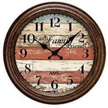 AMS Wanduhr Quarz W9619