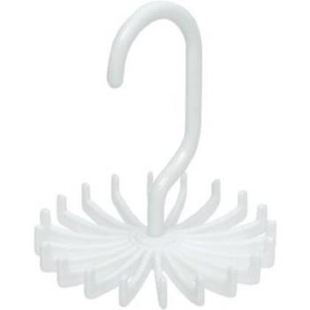 Tie Rack with 20 Hooks for Closet Organization
