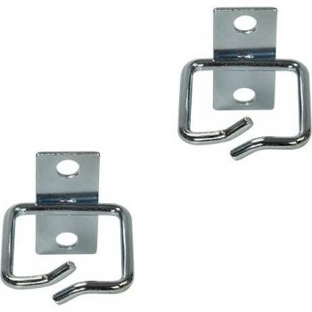 Kit staffe gestione cavi 40x40 mm per armadi 19, 2 unità, Argento