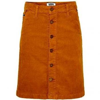 Jupe Tommy Jeans Tjw A Line, Or (Gold Kaf) Femme