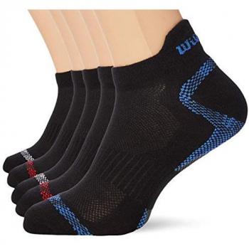 Pack trio de chaussettes basses homme Wilson Noir en coton