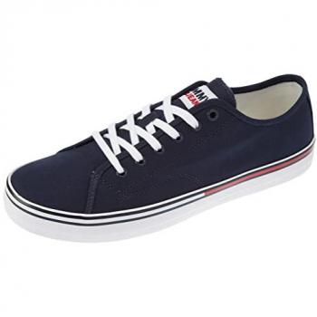 Tommy Jeans Damen Sneaker Canvas Nachtblau