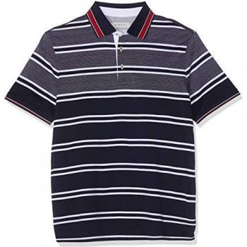 Bugatti Herren Poloshirt, Marine 390, X-Large