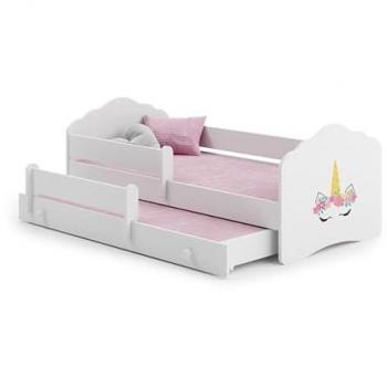 Lit enfant Nala Licorne Gigogne Matelas 160x80