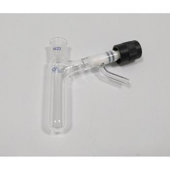 Tubo de vidrio de borosilicato 10ml con acelerador y boca de tierra 14/23