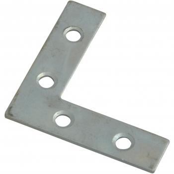 Forge 50mm Zinc Plated Finish Corner Plates