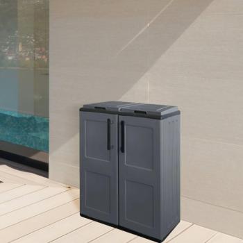 Porta Rifiuti Esterno Alfred 68x37h84 – 100% Made in Italy