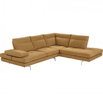 CALIA ITALIA L‑Form „Toby Wing“ – Multifunktionales Ecksofa in Beige (Senape Quebec)