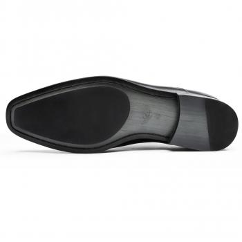 DESAI Scarpe Stringate Basse Oxford Uomo Marrone/Nero, 41.5 EU
