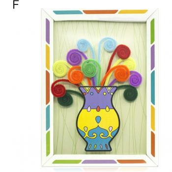 Handmade Button Flower Frame Kit
