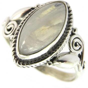 Ethereal Moonstone Silver Ring