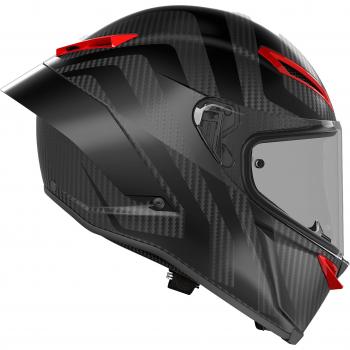 AGV Pista GP RR Intrepido Integralhelm Matt Dunkelgrau/Schwarz/Rot XS