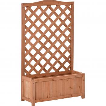 Floreira Vertical Outsunny 70x28x117cm para Plantas Trepadeiras