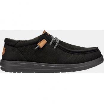 Hey Dude Wally Grip – Scarpe in Cuoio Nero EU 44