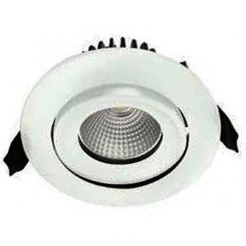 Integral 92mm cut-out IP65 Fire Rated Tiltable Downlight 6W 3000K 420lm Non-Dimmable
